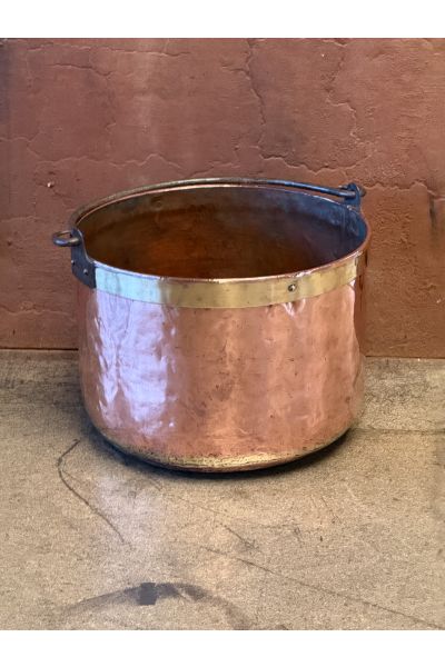 Porte Bûches en Cuivre Poli