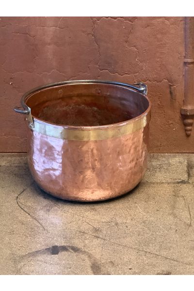 Porte Bûches en Cuivre Poli