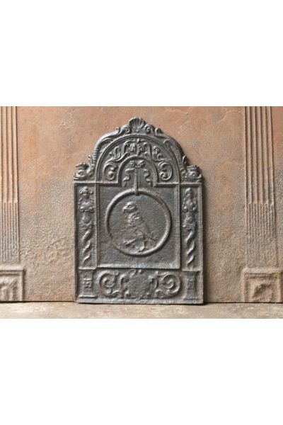 Plaque Cheminée Louis XIV en Fonte 