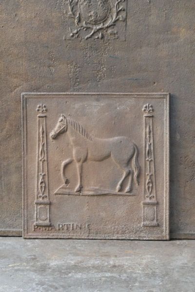 Plaque de Cheminée 'Cheval'