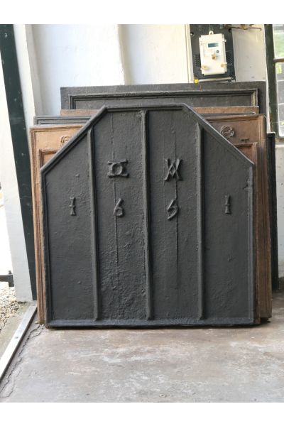Plaque de Fonte avec Blason