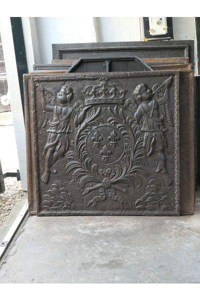 Plaque de Cheminée 'Armes de France'