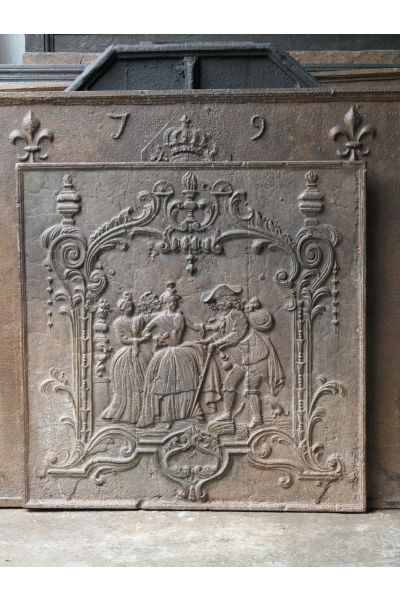 Plaque en Fonte Louis XV