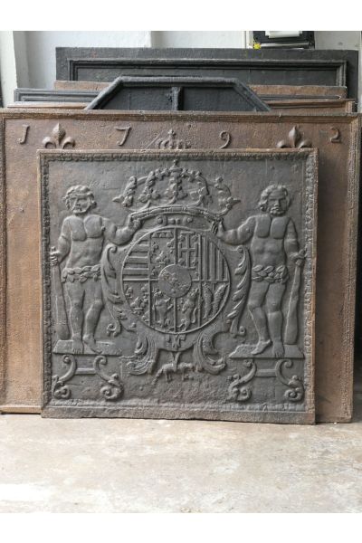 Plaque de Cheminée 'Armes de Lorraine'