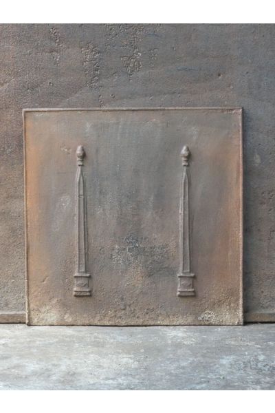Plaque de Cheminée 'Colonnes de Liberté'
