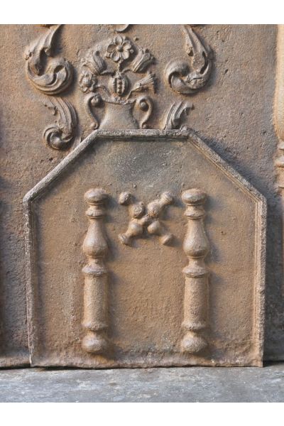 Plaque de Cheminée 'Croix de Saint André'