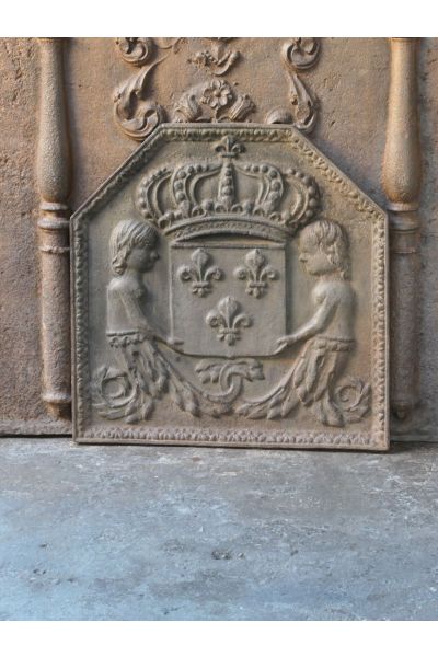 Plaque de Cheminée 'Armes de France'