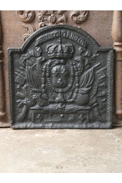 Plaque de Cheminée 'Armes de France'