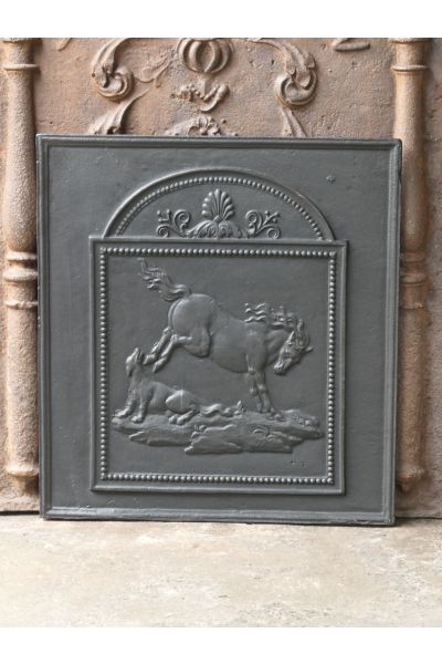 Plaque de Cheminée 'Cheval'