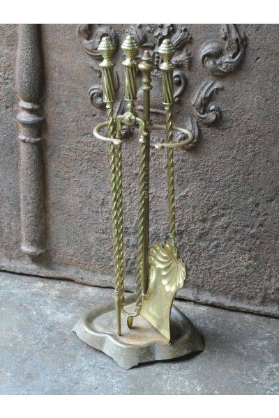 Serviteur Cheminée en Laiton