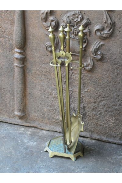 Serviteur Cheminée en Laiton