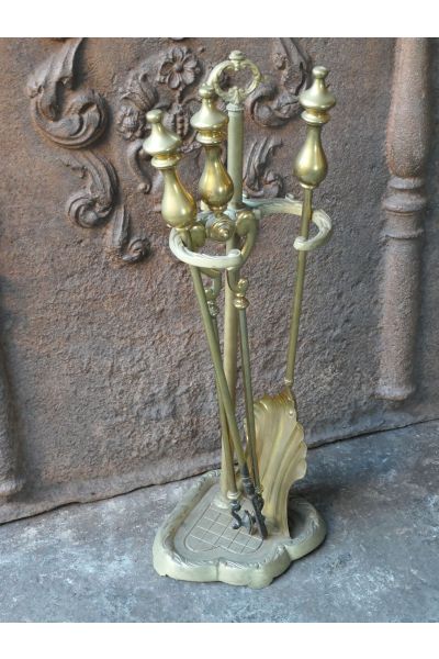 Serviteur Cheminée en Laiton