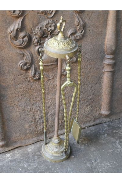 Ancien Serviteur Cheminée Néerlandais