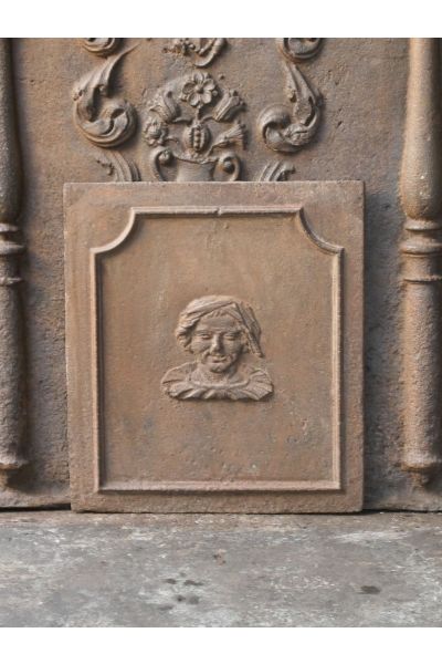 Plaque de Cheminée 'Homme'