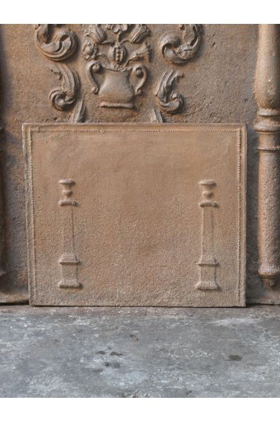 Plaque de Cheminée 'Colonnes de Liberté'