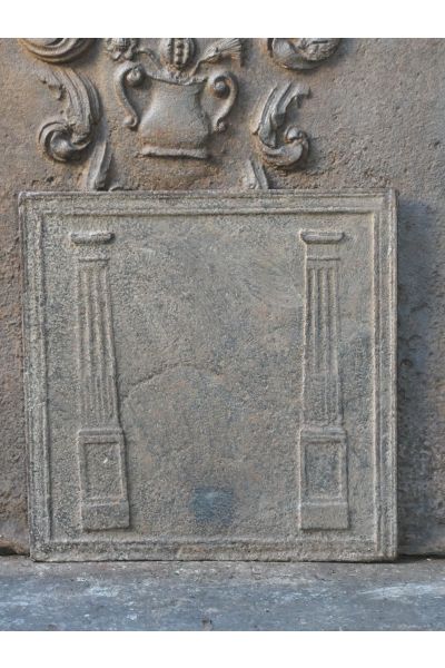 Plaque de Cheminée 'Colonnes de Liberté'