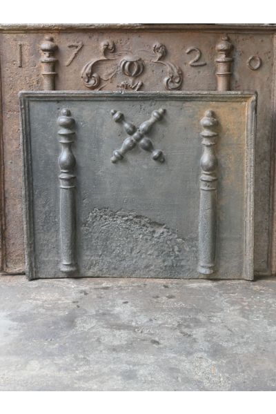Plaque de Cheminée 'Croix de Saint André'