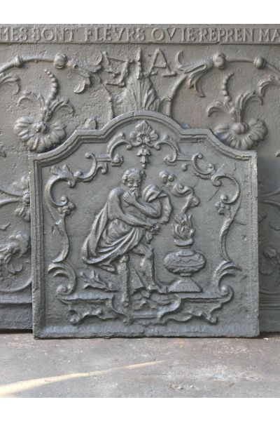Plaque de Cheminée 'L'Hiver'