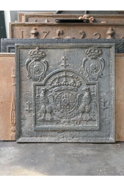 Plaque de Cheminée 'Armes de Lorraine'