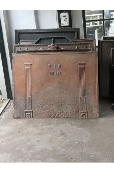 Plaque Fonte Néoclassique