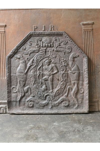 Plaque de Cheminée 'Armes de France'