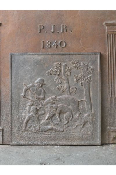 Plaque de Cheminée 'Chasseur'