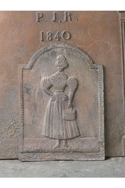 Plaque de Cheminée 'Lady'