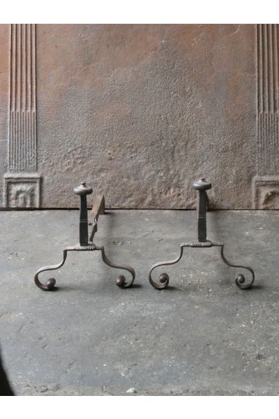 Chenets Louis XV