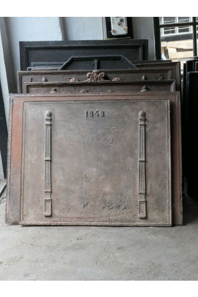 Plaque de Cheminée 'Année'