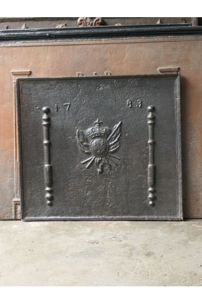 Plaque de Cheminée 'Armes de France'