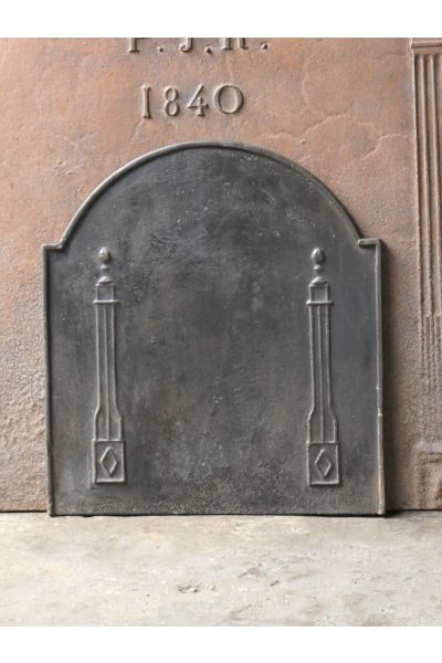 Plaque de Cheminée 'Colonnes de Liberté'