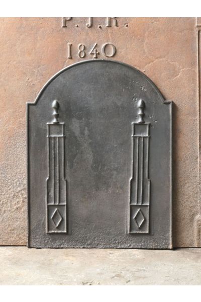 Plaque de Cheminée 'Colonnes de Liberté'