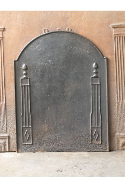 Plaque de Cheminée 'Colonnes de Liberté'