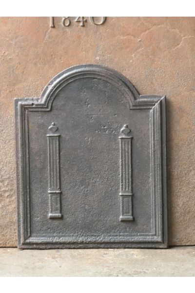 Plaque de Cheminée 'Colonnes de Liberté'