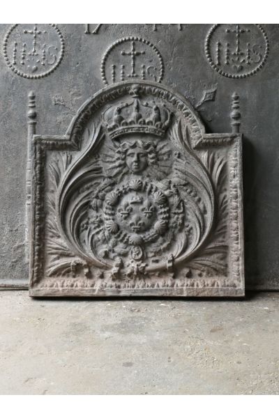 Plaque de Cheminée 'Armes de France'