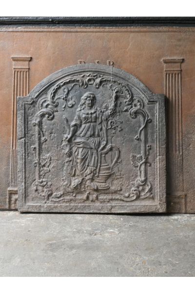 Plaque de Cheminée 'La Vendange'
