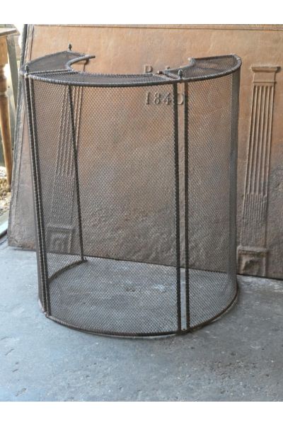 Pare Feu de Poêle à Bois Ancien