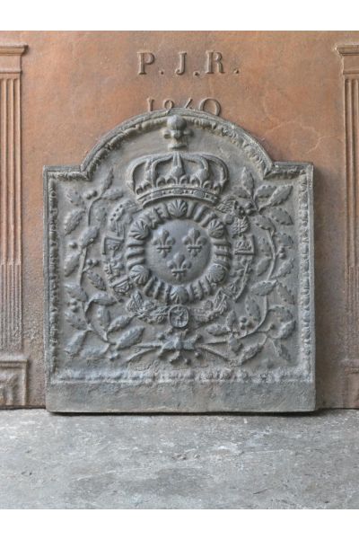 Plaque de Cheminée 'Armes de France'