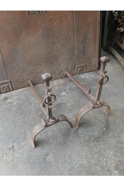 Chenets Louis XV