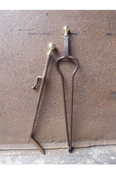 Ancien Serviteur Cheminée Néerlandais