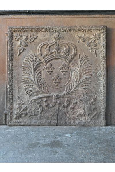 Plaque de Cheminée 'Armes de France'
