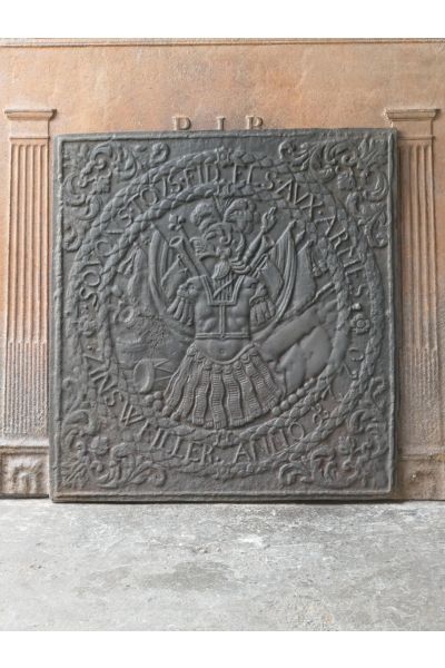 Plaque de Fonte avec Blason