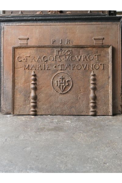 Plaque de Cheminée 'Mariage'