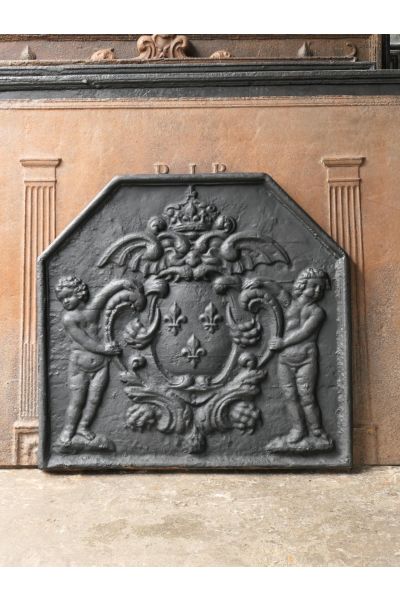 Plaque de Cheminée 'Armes de France'