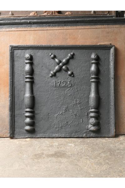 Plaque de Cheminée 'Croix de Saint André'