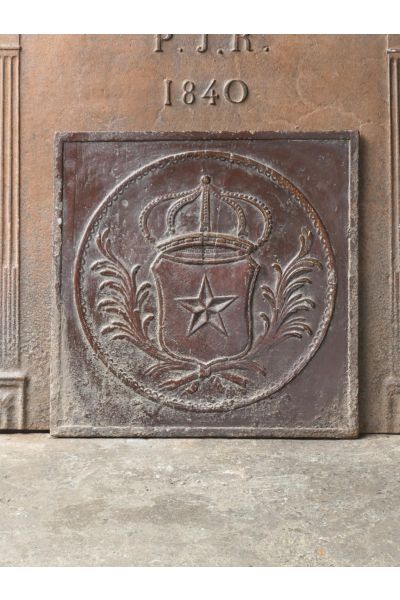 Plaque de Cheminée 'Armes de France'