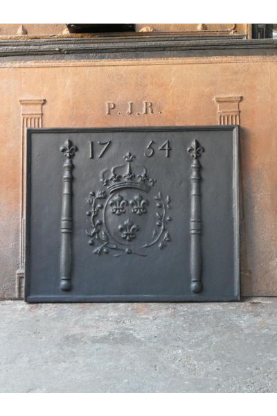 Plaque de Cheminée 'Armes de France'