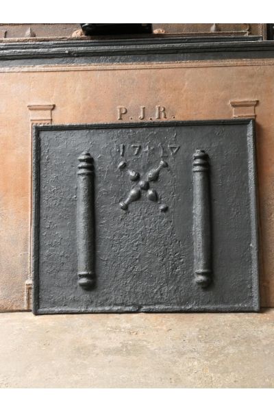 Plaque de Cheminée 'Croix de Saint André'