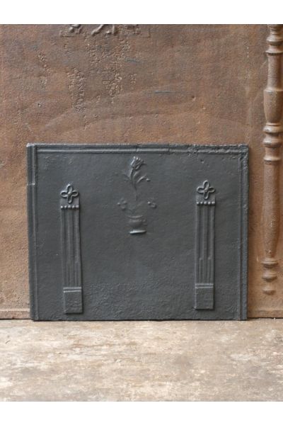 Plaque de Cheminée 'Panier de Fleurs'