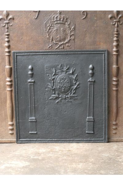 Plaque de Cheminée 'Panier de Fleurs'
